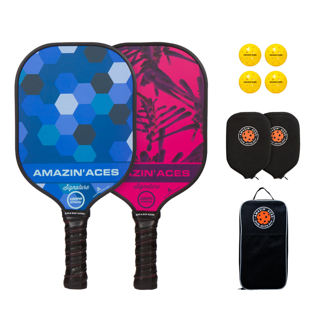 SIGNATURE Paddle Set - Blue & Pink