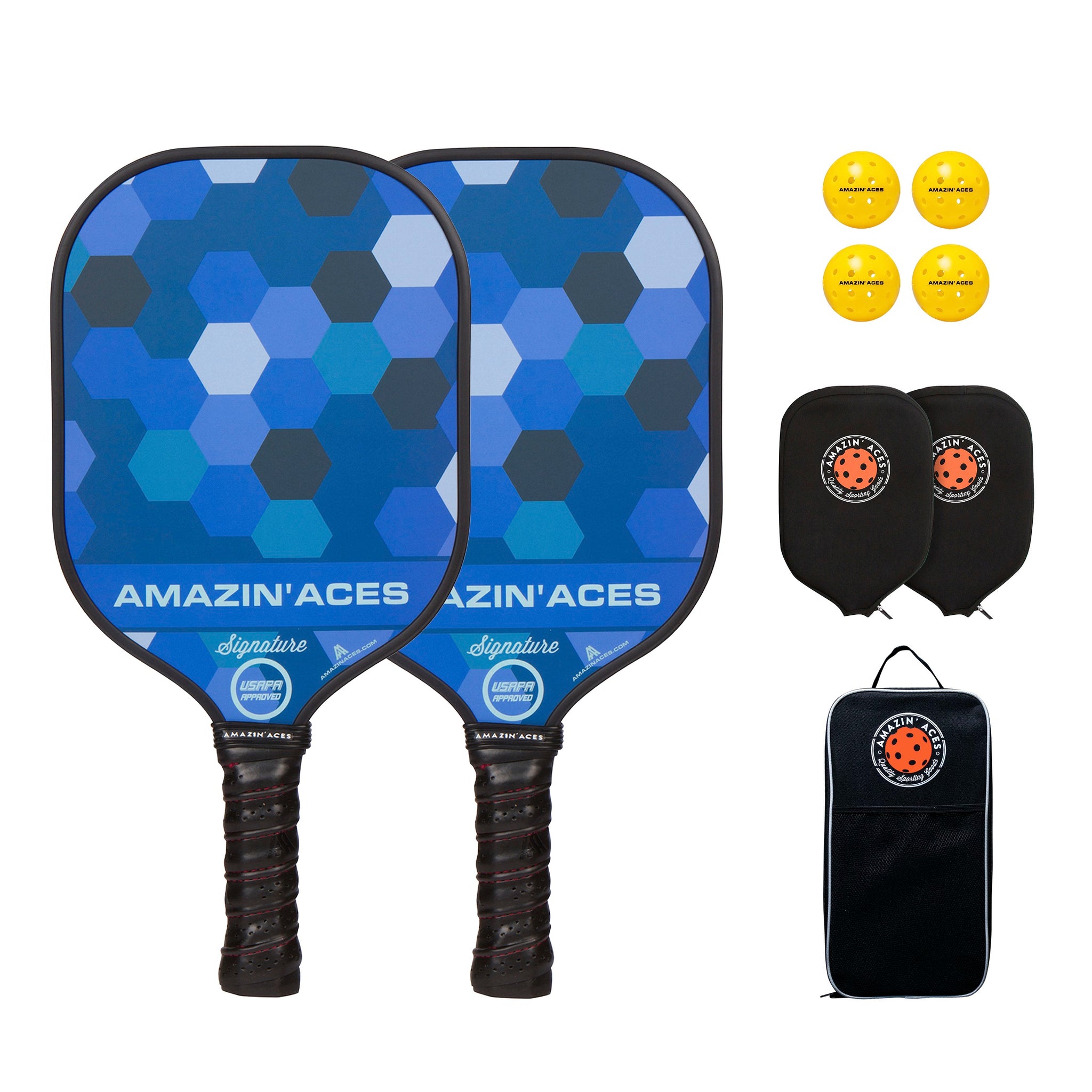 SIGNATURE Paddle Set - Honeycomb Blue