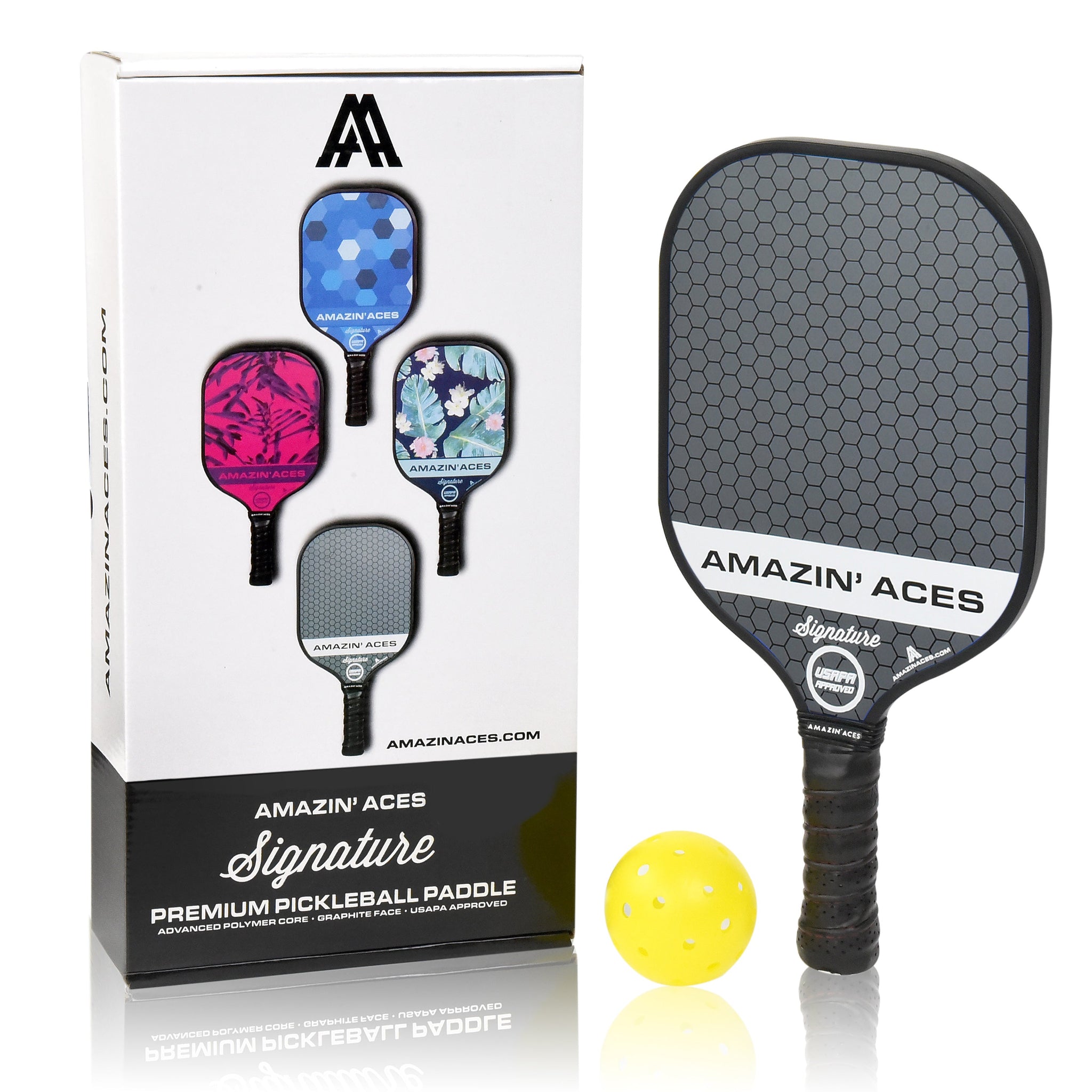 gray pickleball paddle